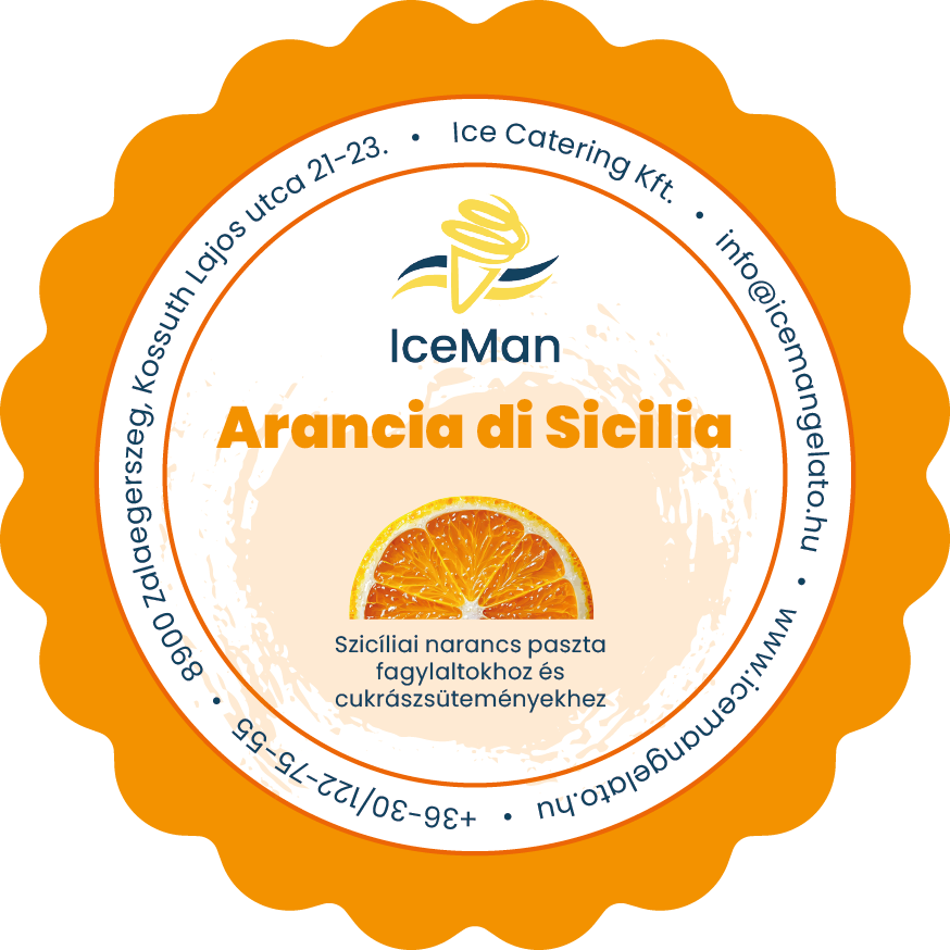 IceMan® Arancia di Sicilla - Narancs paszta