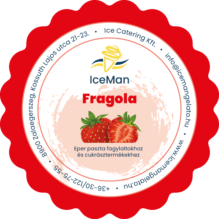 IceMan® Fragola - Eper paszta