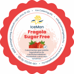 IceMan® Fragola Sugar Free - Cukormentes eper paszta
