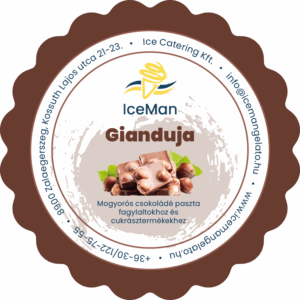 IceMan® Gianduja - Mogyorós csokoládé paszta