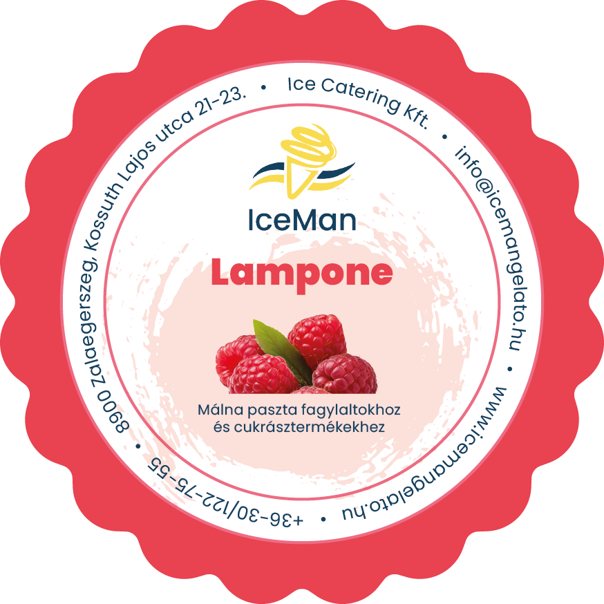 IceMan® Lampone - Málna paszta
