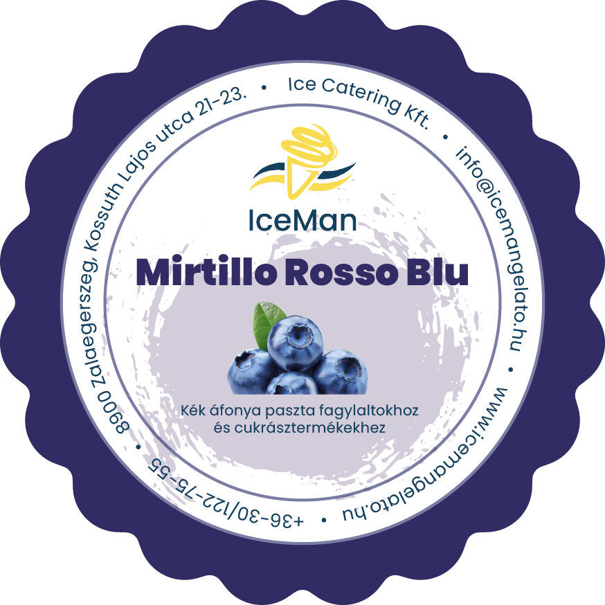 IceMan® Mirtillo Rosso Blu - Kék áfonya paszta - Image 2