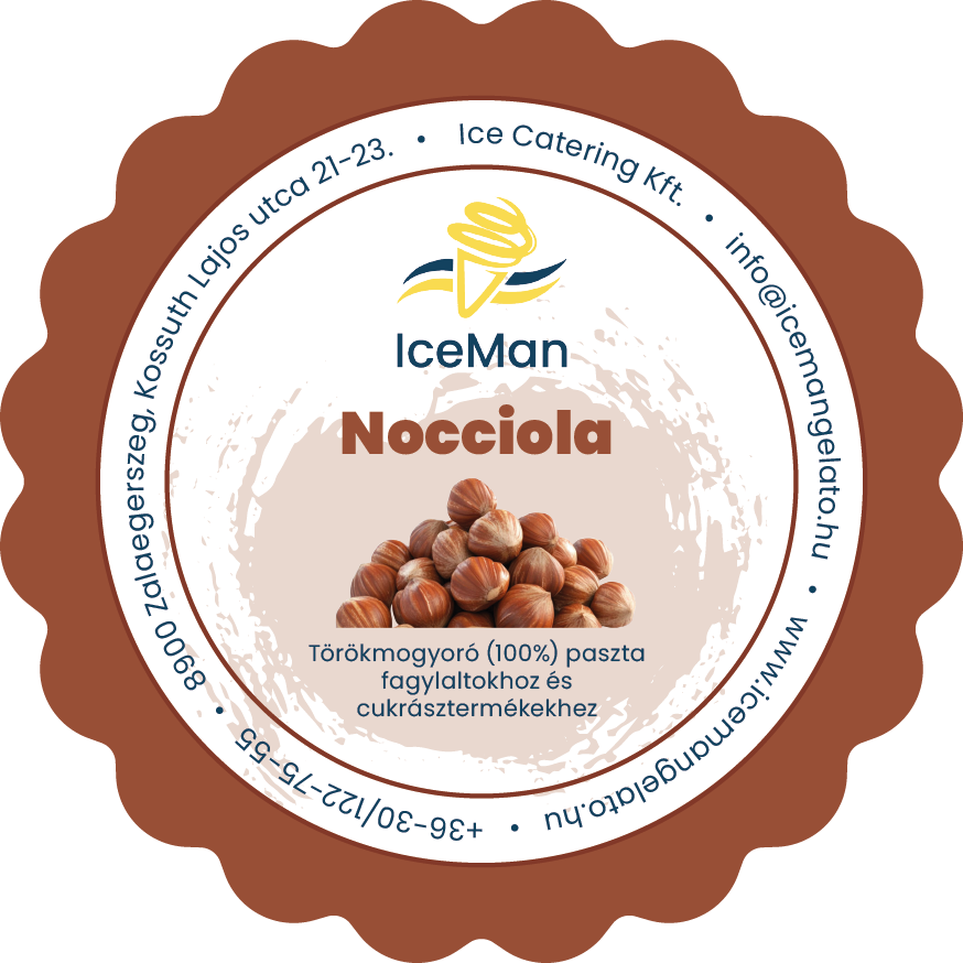 IceMan® Nocciola 100% - Mogyoró paszta