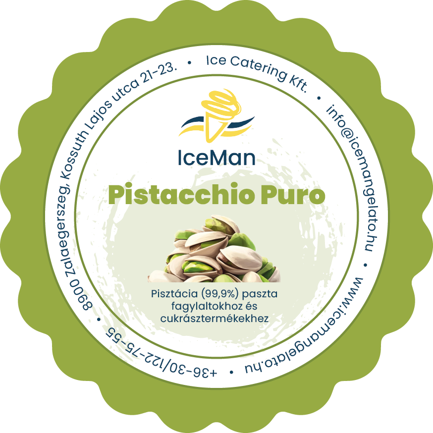 IceMan® Pistacchio Puro - Pisztácia paszta