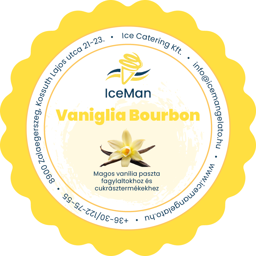 IceMan® Vaniglia Bourbon - Vanília Bourbon paszta