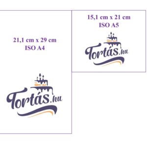Cukorlap - egyedi, ehetö cukorlap