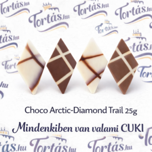 Csokoládé dekoráció - Choco Arctic-Diamond Trail 25g