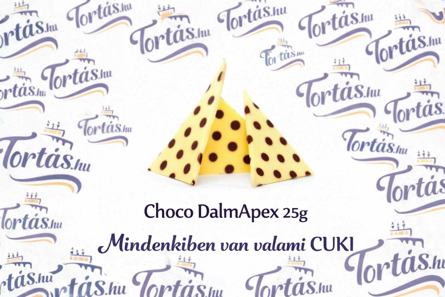 Csokoládé dekoráció - Choco DalmApex 25g